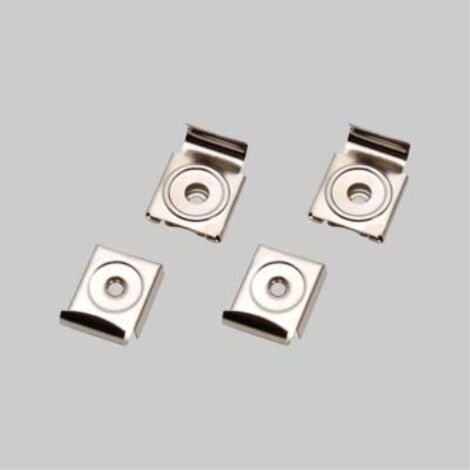 Reggispecchio tipo 'esco' nichelato - blister 4 pezzi (10 pezzi)