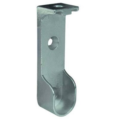 2 Supporti Per Tubo Appendiabiti - Bianco In Plastica Per Asta 20mm, Ideali Per Armadi - Foto 3