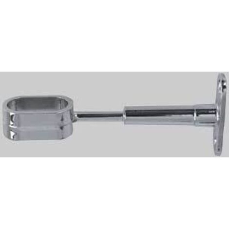REGGITUBO CENTRALE PER TUBO OVALE finitura cromata   pz 10 -- DF 308436