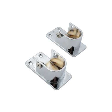 Reggitubo Laterale Cromato Mm.25