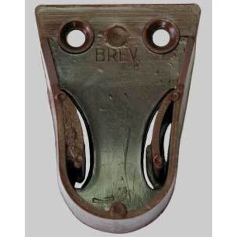 Reggitubo laterale diametro 18 mm - marrone conf. da 50 pz