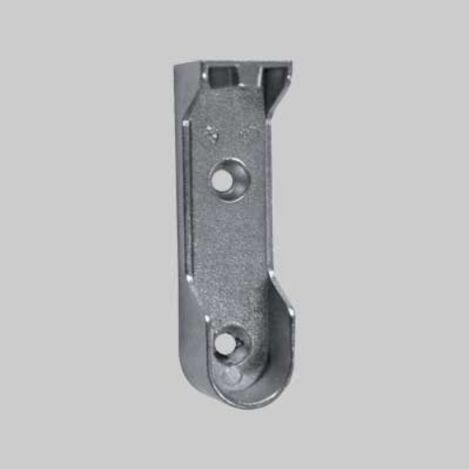 Reggitubo laterale tubo ovale 15x30 mm - nichelato (50 pezzi)