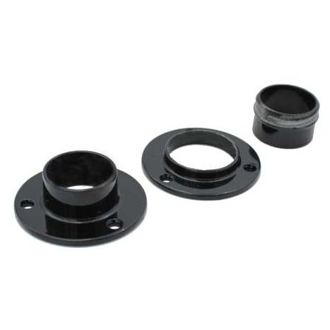 Reggitubo Nero 3 Pezzi Misura Mm.25