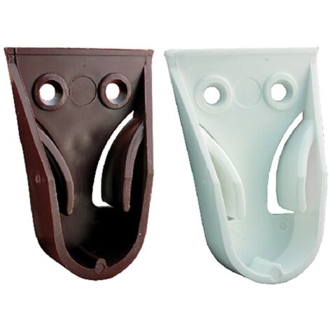 REGGITUBO PER TUBO TONDO mm 18 - pz. 4 bianco KONCRETO