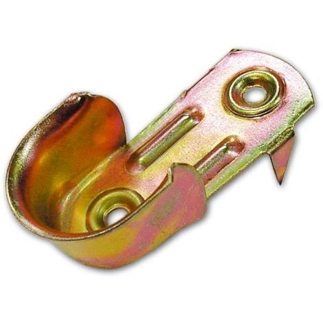 Reggitubo Tondo a Poltroncina   18mm finitura Nichelata Fissaggio Laterale 100pz