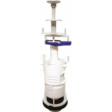 Regiplast – Mécanisme de chasse d'eau interrupteur – Compatible réservoirs 280-400mm – Débit simple – Montage rapide sans recoupe