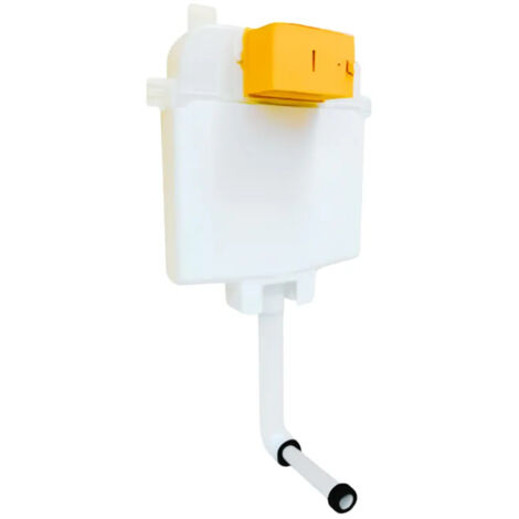 Regiplast – Réservoir de chasse d'eau encastré FUTURA 74 – Mécanisme double débit 3/6 L – Largeur 450 mm – Anti-condensation – Installation discrète