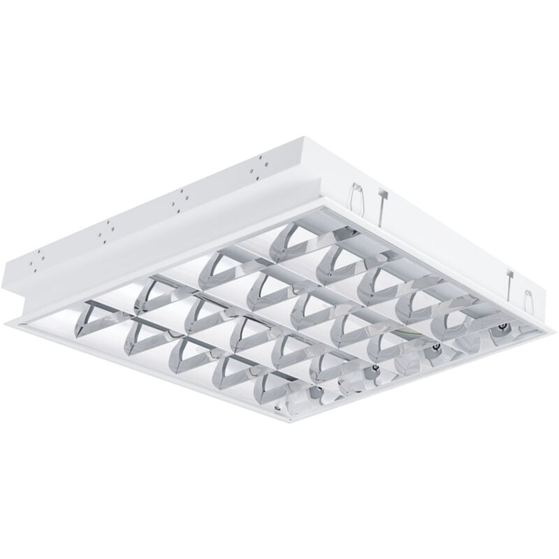 Kanlux - Dalle avec Grille encastrable 625x595mm pour Tubes led T8 4x18W Max regis