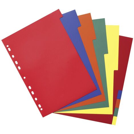 Register A4 PP 10tlg farb.sort