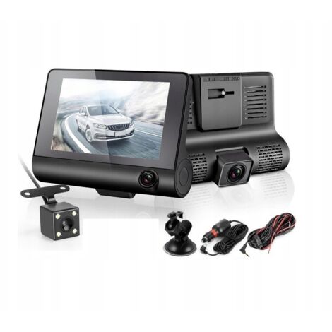 Registratore di guida con telecamere Full HD interne, posteriori e anteriori