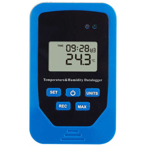 Registratore di temperatura e umidità per magazzini. Interruttore di temperatura e umidità per ambienti interni. Materiale ABS di alta qualità.