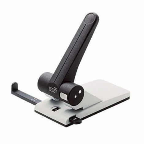 Registraturlocher B 265 8cm 65 Bl. (80 g/m²) Metall lichtgrau/tiefschwarz