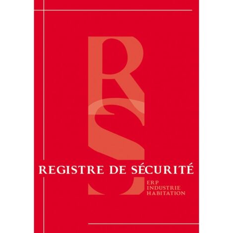 Registre de sécurité incendie Edition simplifiée
