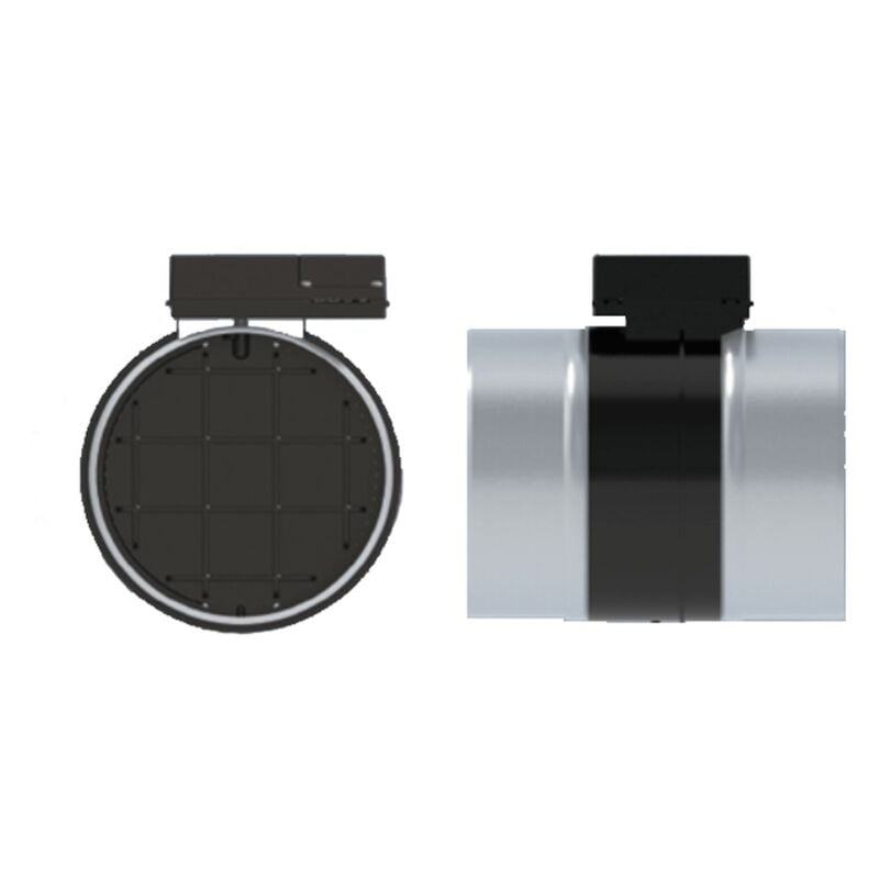 Registre motorisé diam 125 230 v ouvert sous tension - rmvt - RMVT125-230 Econoname RMVT125-230