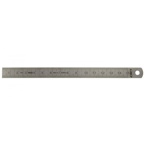 Regla acero inox., 13x0.5, 100mm Limit 27020106