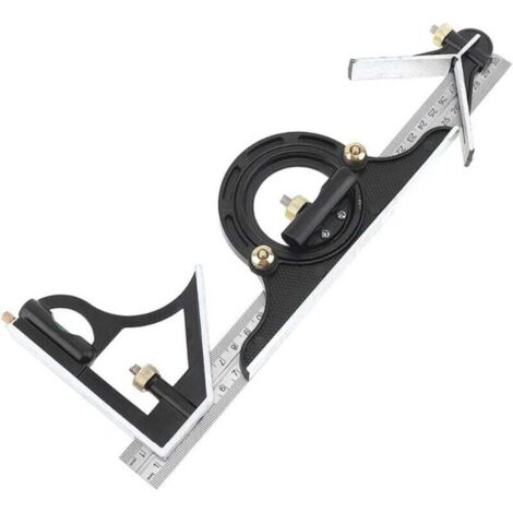 Regla angular combinada multifuncional de acero inoxidable ZVD-300MM
