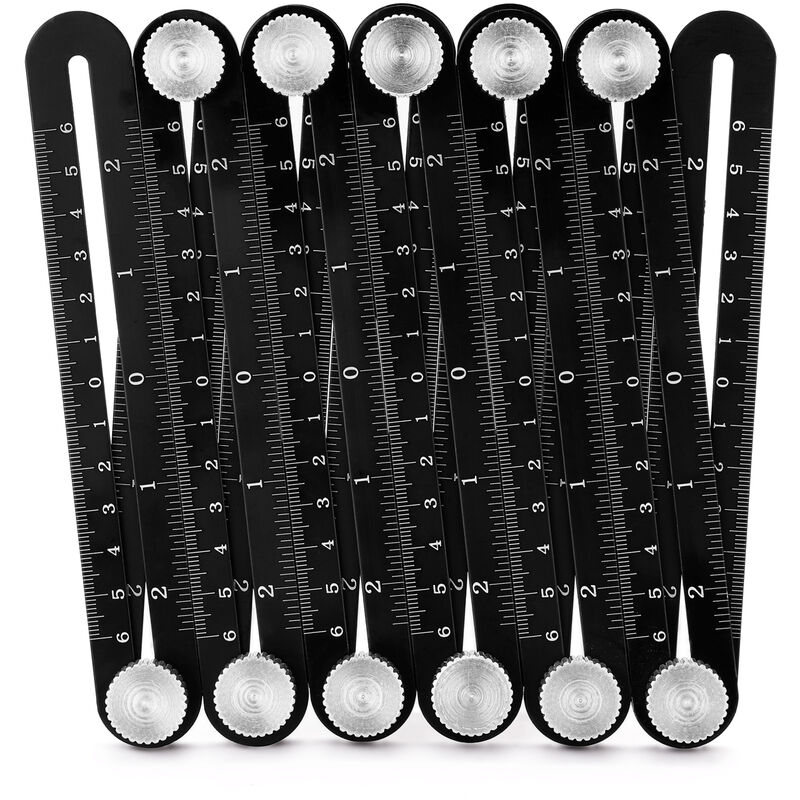 

Regla de aleacion de aluminio de 12 dobleces, herramientas de plantilla de posicionamiento de apertura de baldosas de ceramica