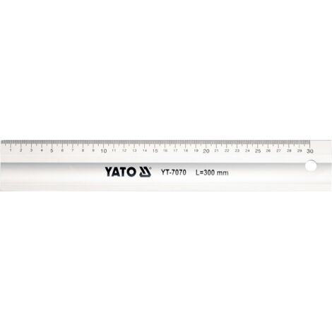 Regla de aluminio de 300 mm YT-7070 YATO