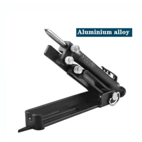 Regla de contorno multifuncional para proyectos de bricolaje con marco de plástico/metal ajustable hecho de aleación de aluminio
