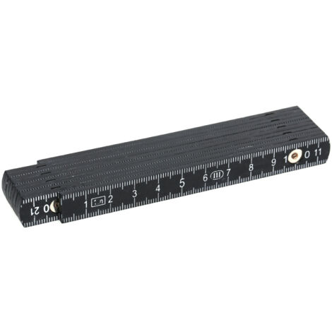 Regla deslizante plegable de diez secciones de 1 m x 90 cm, plegable, versátil, para lectura en interiores, herramienta de medición educativa, ligera y compacta.