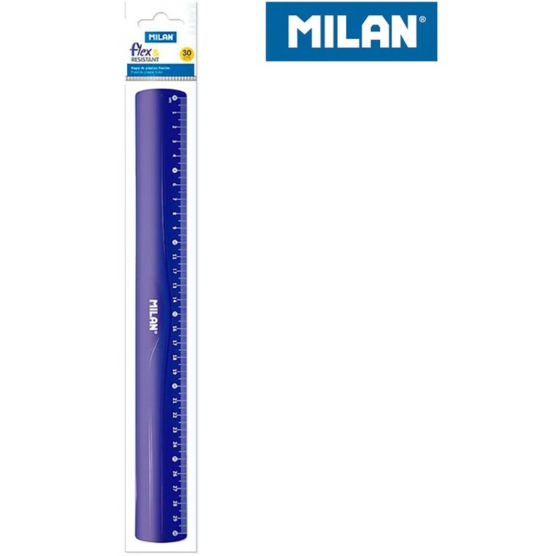 

REGLA FLEX&RESISTAN AZUL 30CM - Milan