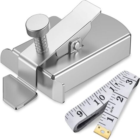 Regla magnética multifuncional, accesorios para máquinas de coser, posicionador de nervaduras planas para automóviles, prensador de hilo antienrollamiento, con regla flexible.