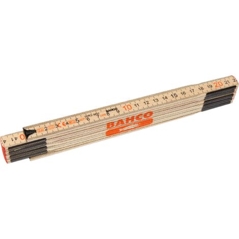 Regla plegable Bahco wr1-mm madera 1 metro plegable