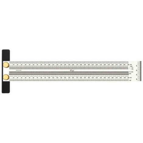 Regla tipo T para carpintería, herramienta de medición para bricolaje (300 mm, tipo T)
