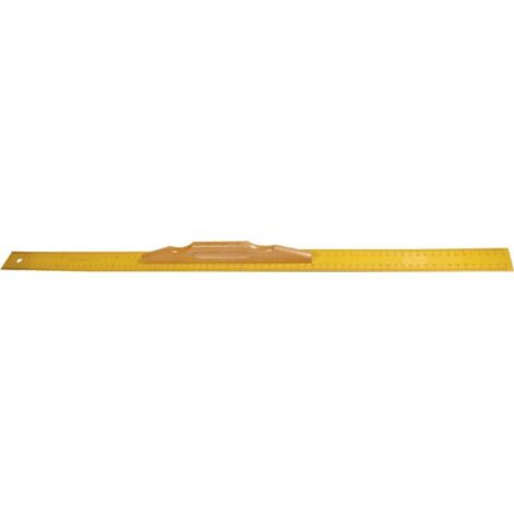 Regla Topex de 75 cm: medición precisa, mango de madera
