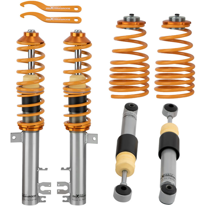 Maxpeedingrods - Amortisseurs Combinés Filetés for Fiat 500 Panda Abarth Kit d'Amortisseur