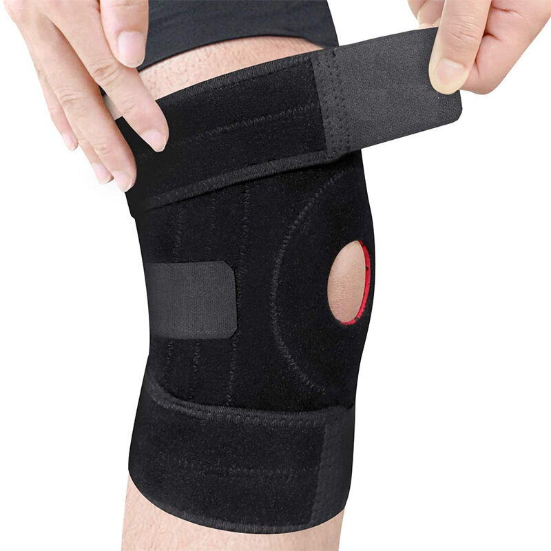 R&eacute;glable Genouill&egrave;re Ligamentaire et Ouverte Rotulienne, Tennis Genouill&egrave;re, Antid&eacute;rapant Attelle