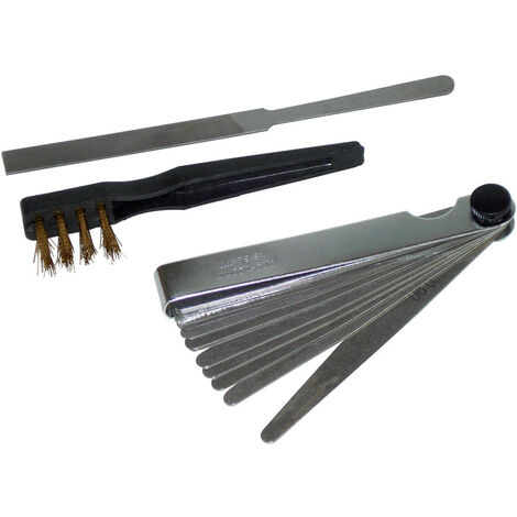 Réglage allumage auto, 3 pièces, 1 jauge, 1 brosse, 1 lime. - AUTOBEST