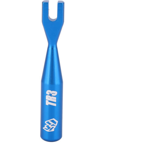 Réglage de liaison tendeur en alliage d'aluminium 3mm/4mm pour voiture RC proportionnelle 1/10 - Bleu