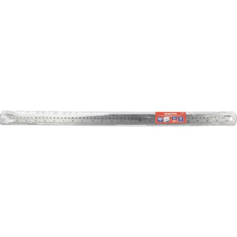 Règle à mesurer WorkPro WP265002 600 mm aluminium Y734323