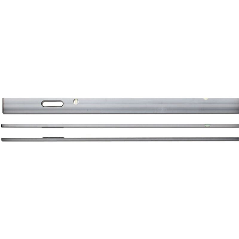 Stabila - Règle à niveler Type AL-2L-2G, 400 cm : avec 1 fiole horizontale, 1 fiole verticale et 2 poignées - 07833