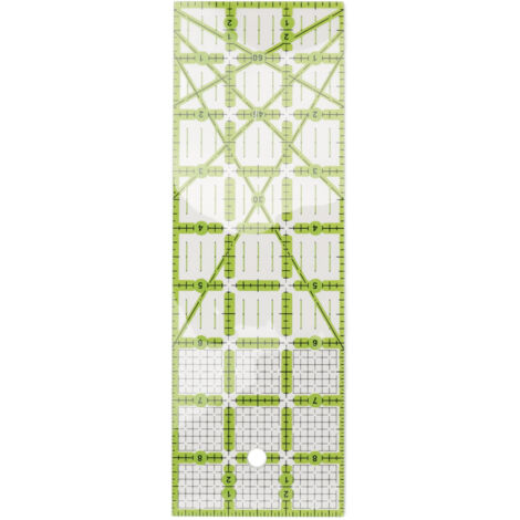Règle à Quilting en Acrylique Rectangulaire Transparente - Précise et Résistante pour Couture