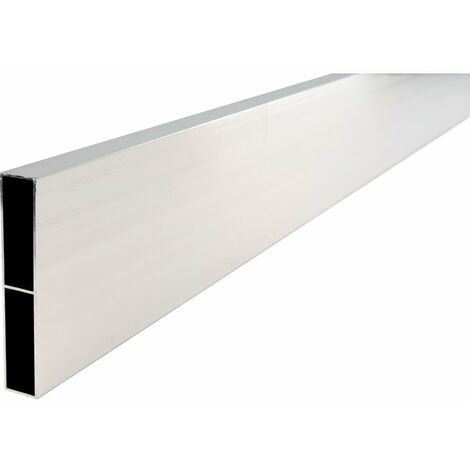 Règle aluminium de maçon 2m – Longueur 2000mm – Largeur 100mm – Épaisseur 18mm pour lissage et mise à niveau – Outibat