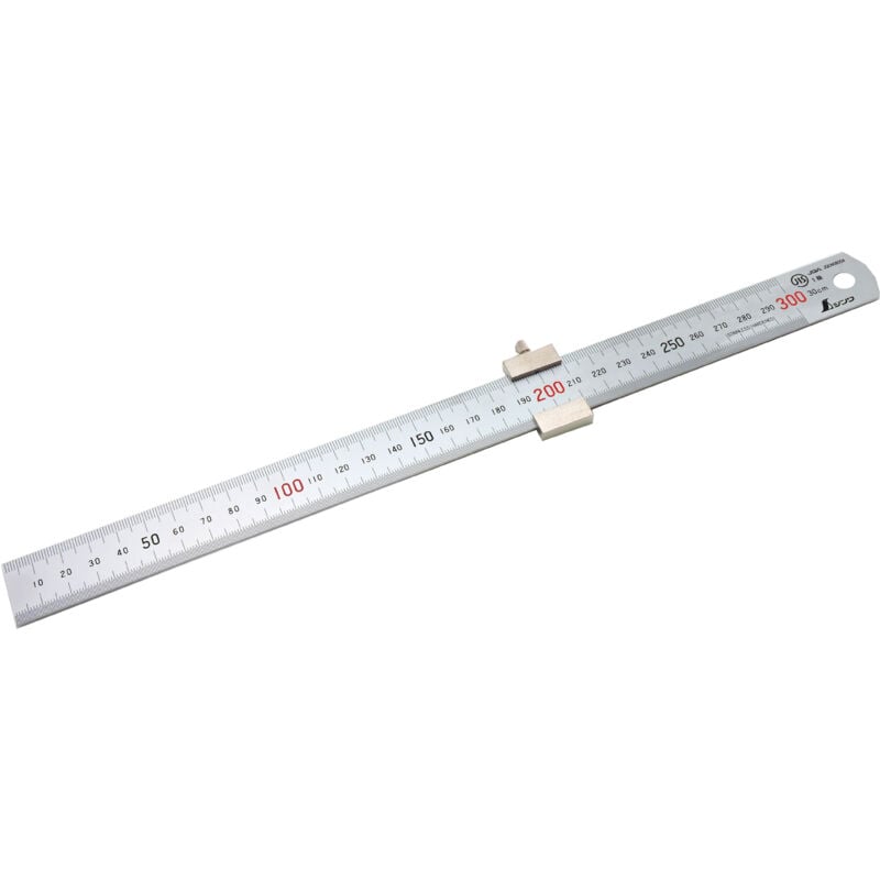 Famex - Règle avec butée 30 cm Shinwa 76752