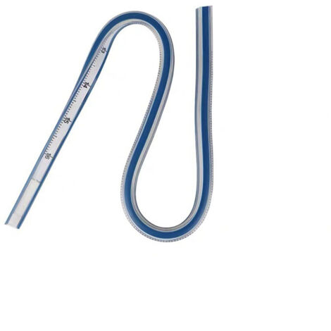 Règle Courbe Flexible 40 cm - Outil de Mesure pour Couture, Patchwork et Modélisme, Règle de Tailleur Professionnelle