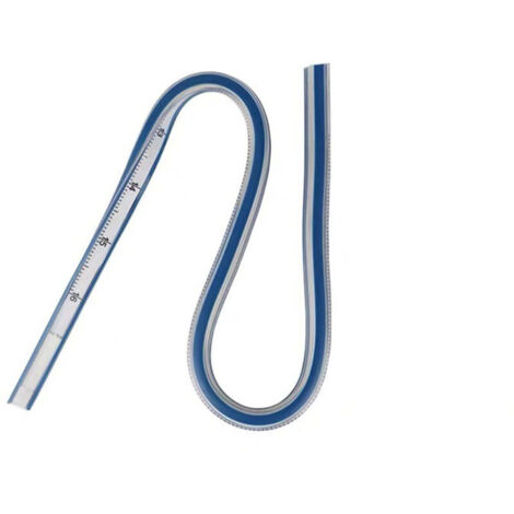 Règle Courbe Flexible 40 cm - Outil de Mesure pour Couture, Patchwork et Modélisme, Règle de Tailleur Professionnelle