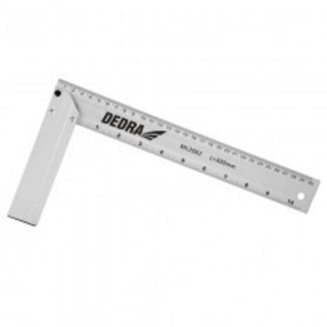 règle d'angle Dedra ml2064 aluminium 500x200 mm