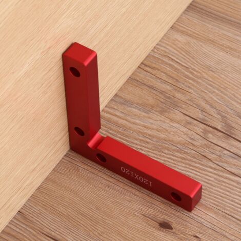 Règle d'Angle Droit en Aluminium 90° pour Menuiserie - Fixation Précise des Panneaux - KZQ