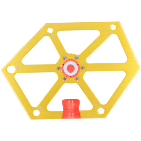 Règle d'angle hexagonale magnétique en alliage d'aluminium pour scie de table et ajustement de coupe
