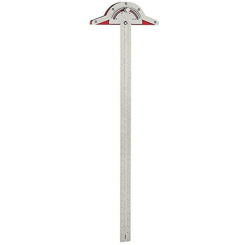 Règle de bord pour menuisiers de type T mesurant le marquage jauge à tracer-20 pouces