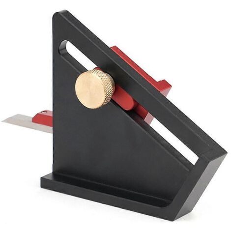 Règle de centrage pour le travail du bois, outil de sciage de tenon 1/2 pour scie circulaire sur table