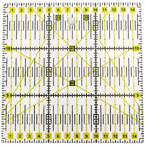 Règle de Couture en Acrylique pour Quilting et Mesures DIY
