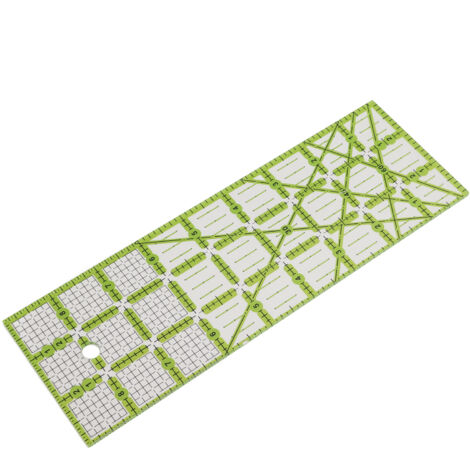 Règle de Couture en Acrylique Transparente - Précise et Durable pour Quilting et Patchwork