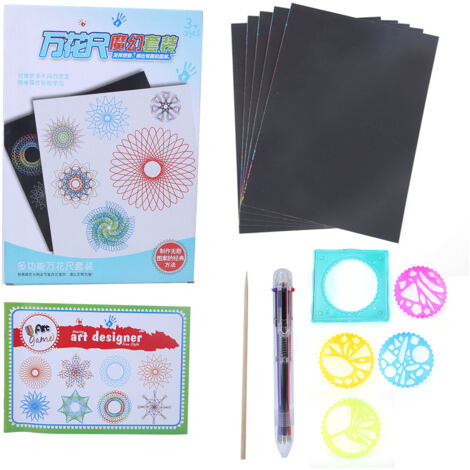 Règle de Dessin Géométrique pour Enfants - Outil d'Apprentissage Artistique et de Pratique de Peinture