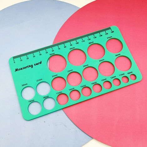 Règle de mamelon, outil de mesure de la taille du clip de mamelon en silicone souple pince à mamelon outil de mesure de la taille du tire-lait pour les nouvelles mères