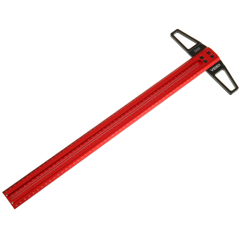 Règle de marquage en t Règle de précision veiko Alliage d'aluminium L.500mm lbtn